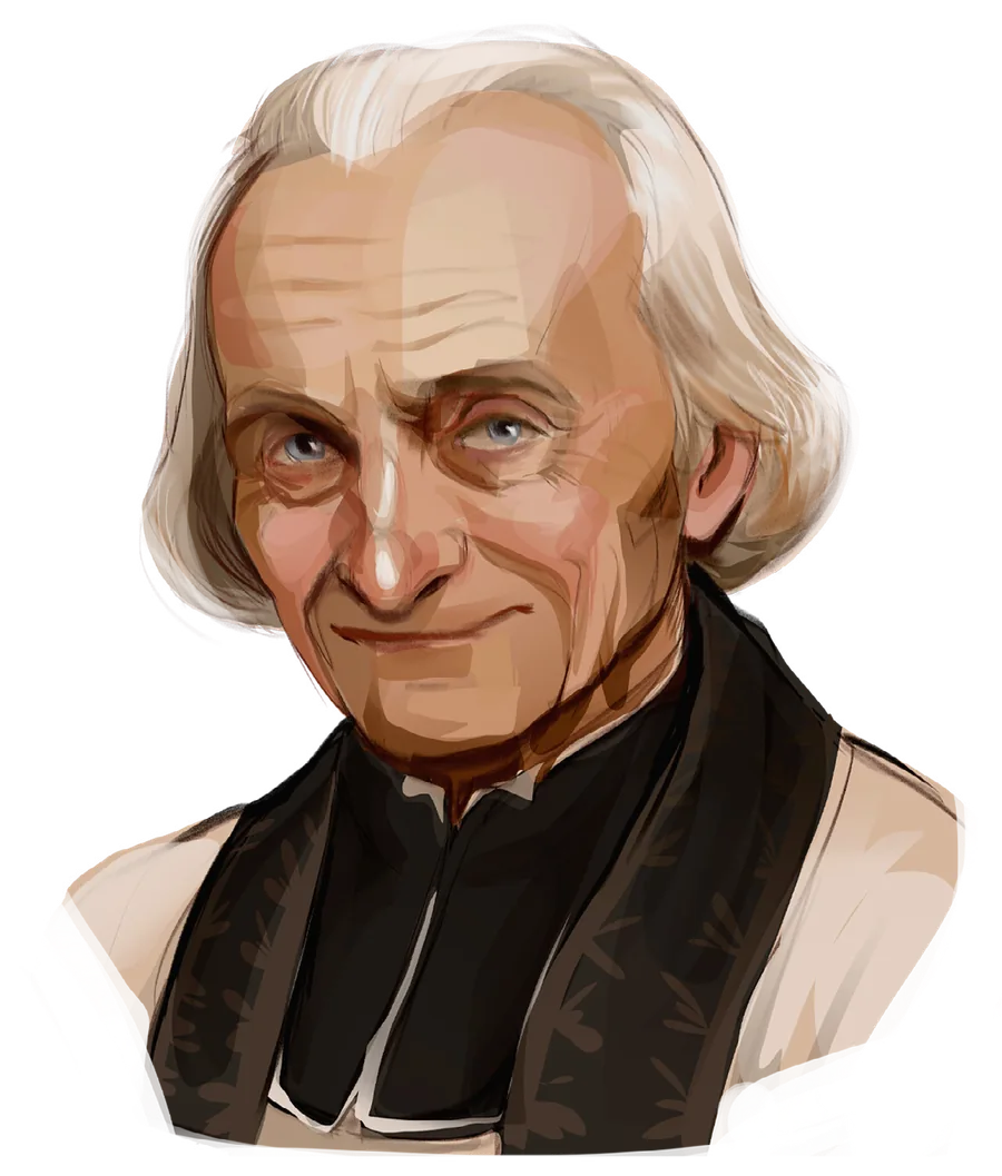 Ilustrácia sv. Jána Mária Vianneyho